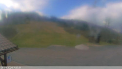 Dolní část sjezdovky