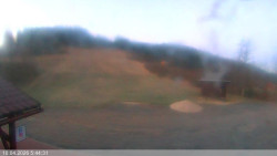 Dolní část sjezdovky