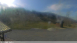 Dolní část sjezdovky