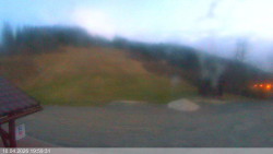 Dolní část sjezdovky