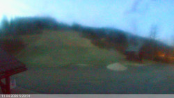 Dolní část sjezdovky