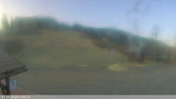 Dolní část sjezdovky