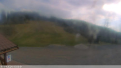 Dolní část sjezdovky