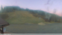 Dolní část sjezdovky