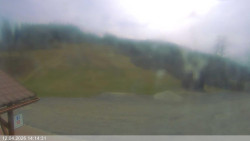 Dolní část sjezdovky