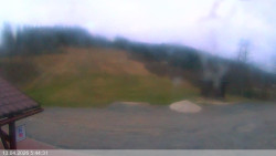 Dolní část sjezdovky