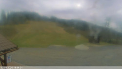 Dolní část sjezdovky