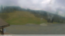 Dolní část sjezdovky