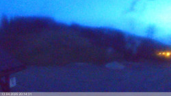 Dolní část sjezdovky