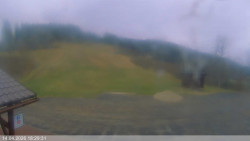 Dolní část sjezdovky