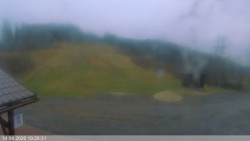 Dolní část sjezdovky