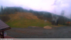 Dolní část sjezdovky