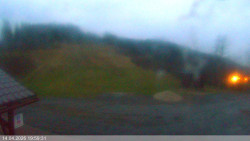 Dolní část sjezdovky