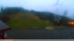 Dolní část sjezdovky