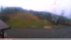 Dolní část sjezdovky