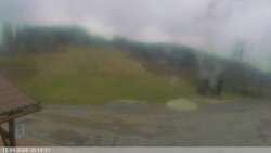 Dolní část sjezdovky