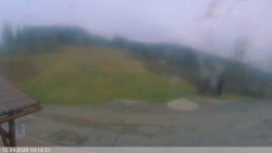 Dolní část sjezdovky