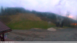 Dolní část sjezdovky