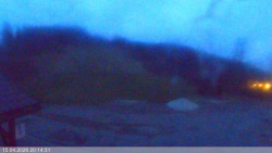 Dolní část sjezdovky