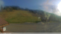 Dolní část sjezdovky