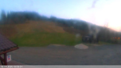 Dolní část sjezdovky