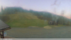 Dolní část sjezdovky