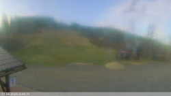 Dolní část sjezdovky