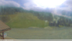 Dolní část sjezdovky