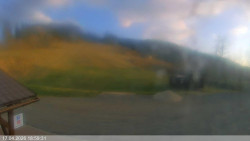 Dolní část sjezdovky