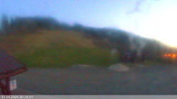 Dolní část sjezdovky