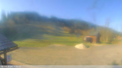 Dolní část sjezdovky