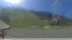 Dolní část sjezdovky