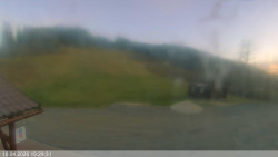 Dolní část sjezdovky