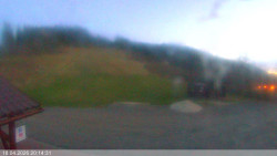 Dolní část sjezdovky