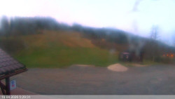 Dolní část sjezdovky