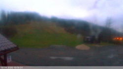 Dolní část sjezdovky