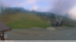 Dolní část sjezdovky