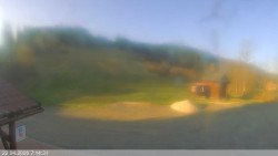 Dolní část sjezdovky