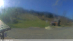 Dolní část sjezdovky