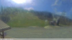 Dolní část sjezdovky