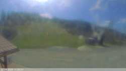 Dolní část sjezdovky