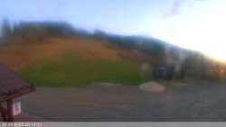 Dolní část sjezdovky