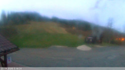 Dolní část sjezdovky