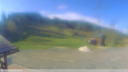 Dolní část sjezdovky