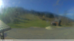 Dolní část sjezdovky