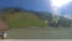 Dolní část sjezdovky