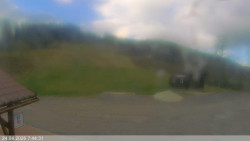 Dolní část sjezdovky