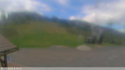 Dolní část sjezdovky