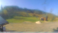 Dolní část sjezdovky