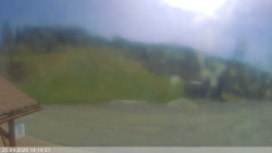 Dolní část sjezdovky